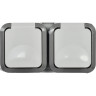 Розетка 2-местная горизонтальная IEK TORS 16А IP55 белый TS-R26-16-55-G-K41