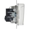 Розетка IEK BRITE BR-R16-16-44-K91 РСбш10-3-44-БрАБ 16А белая